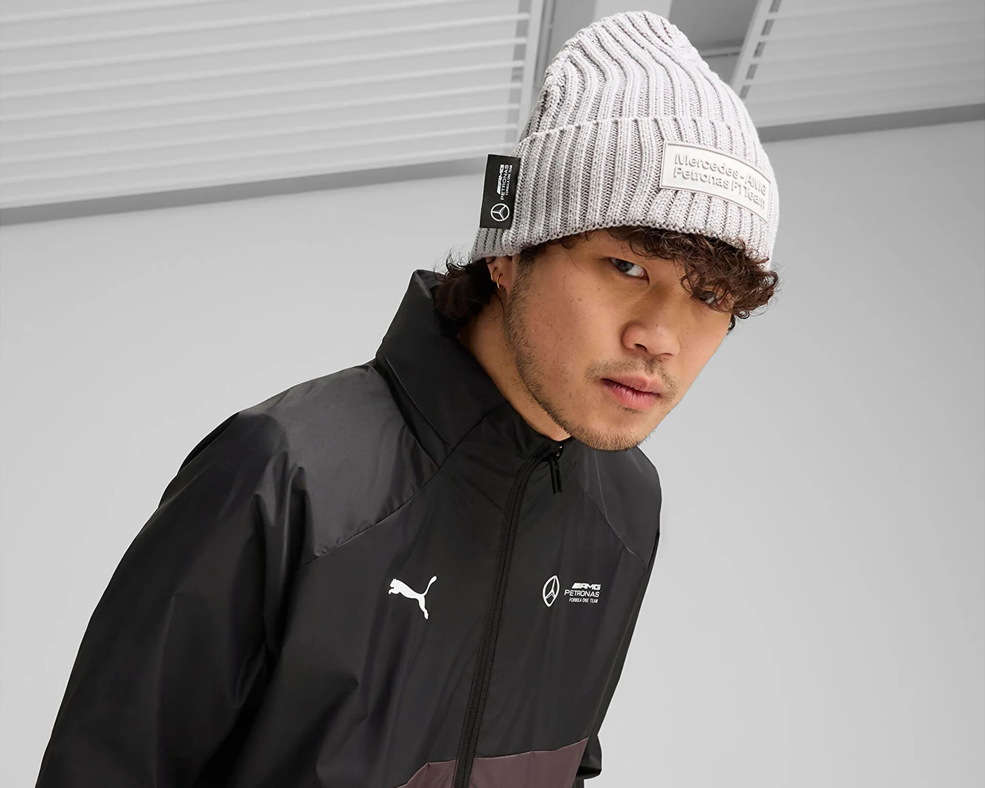 Puma ქუდი MAPF1 Statement Beanie Mercedes Team Sil