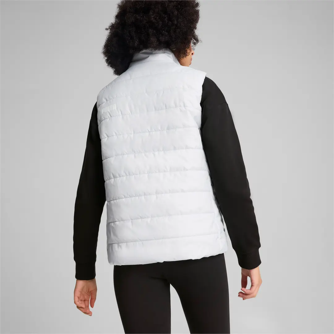 Puma ქალის  ქურთუკი ESS Padded Vest Silver Mist