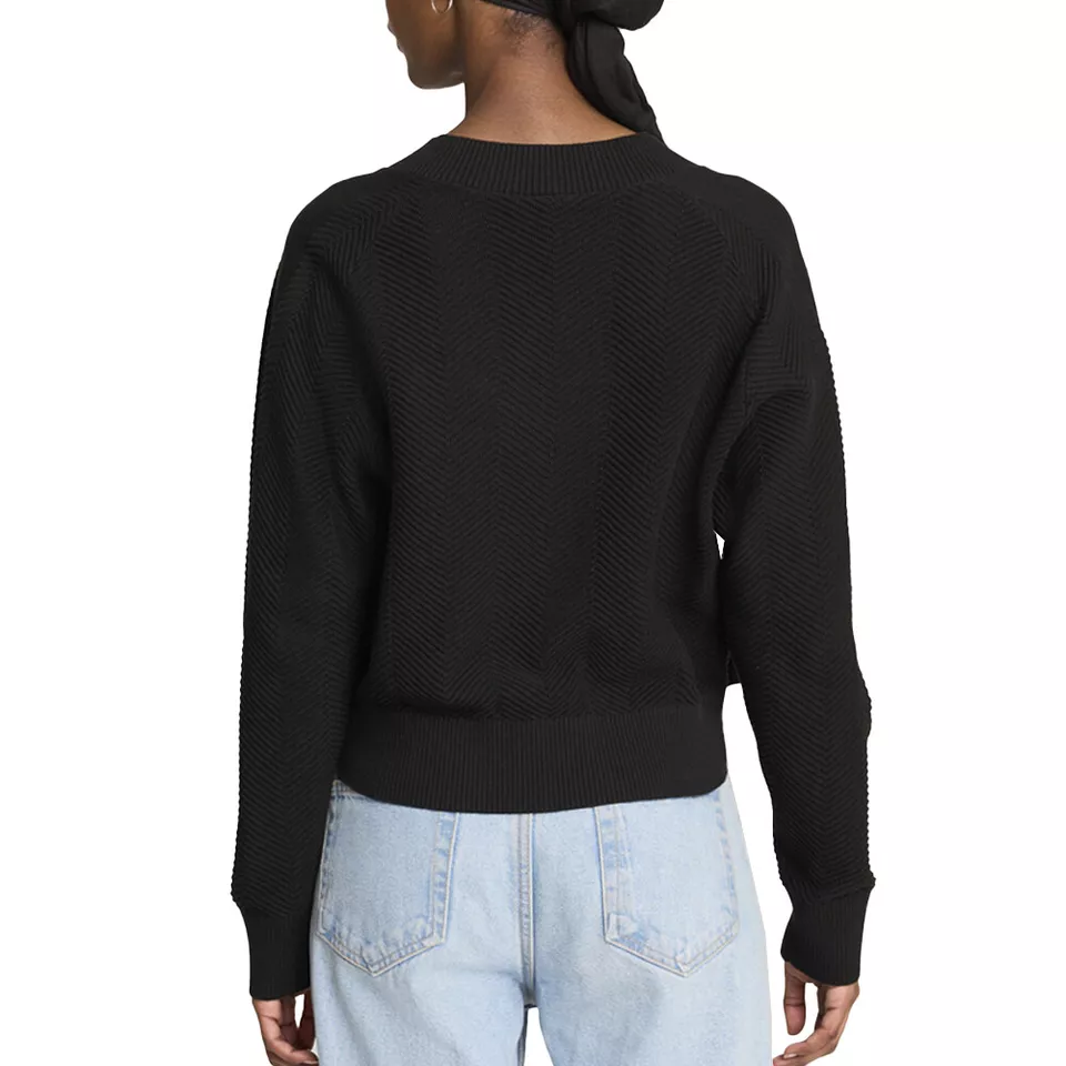 Puma ქალის ჯემპრი T7 Knitted V-Neck Crew PUMA Black