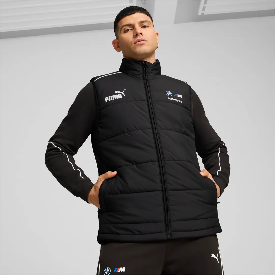 Puma ქურთუკი BMW MMS MT7+ PADDED VEST PUMA Black