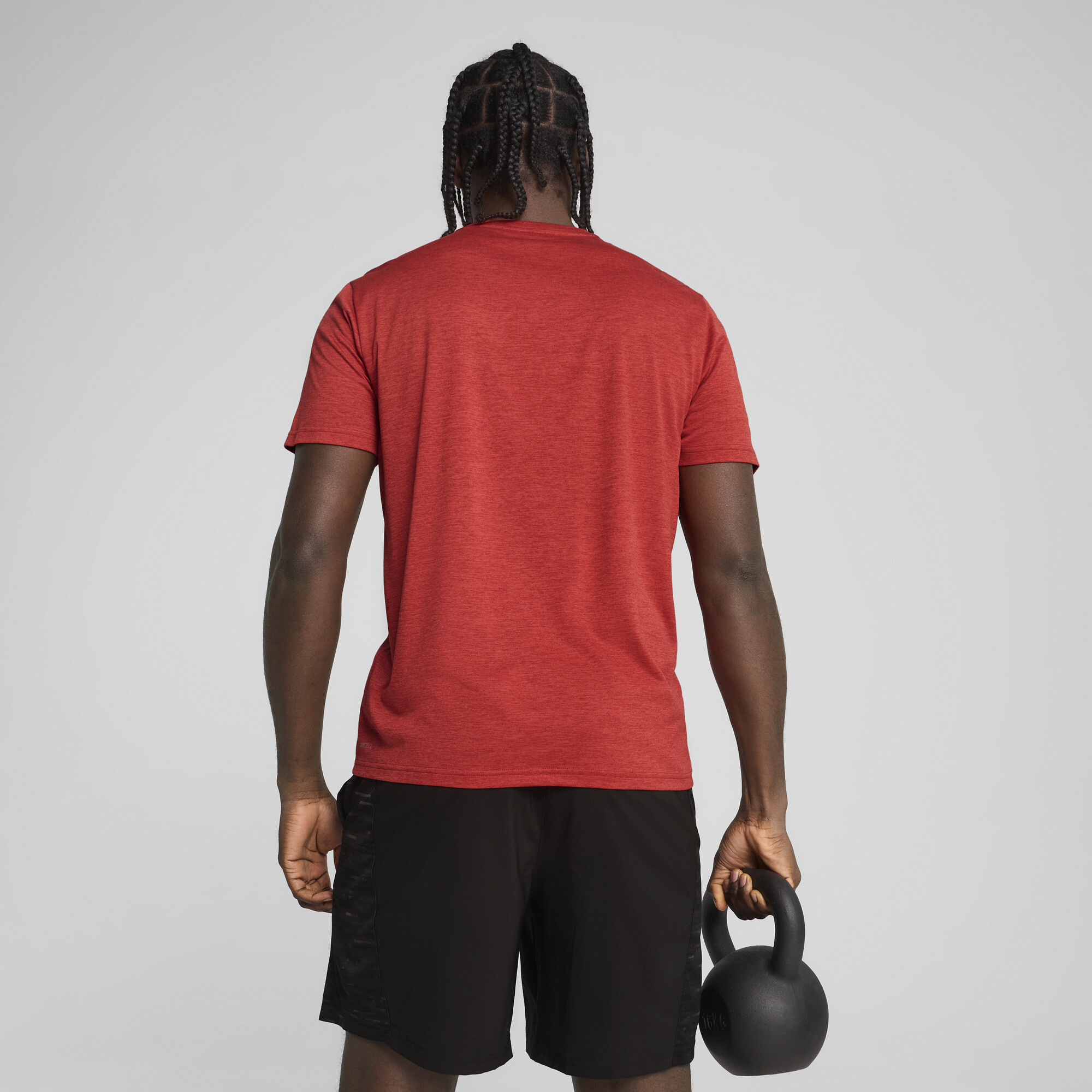 Puma მაისური M TAD ESSENTIAL HEATHER LOGO TEE
