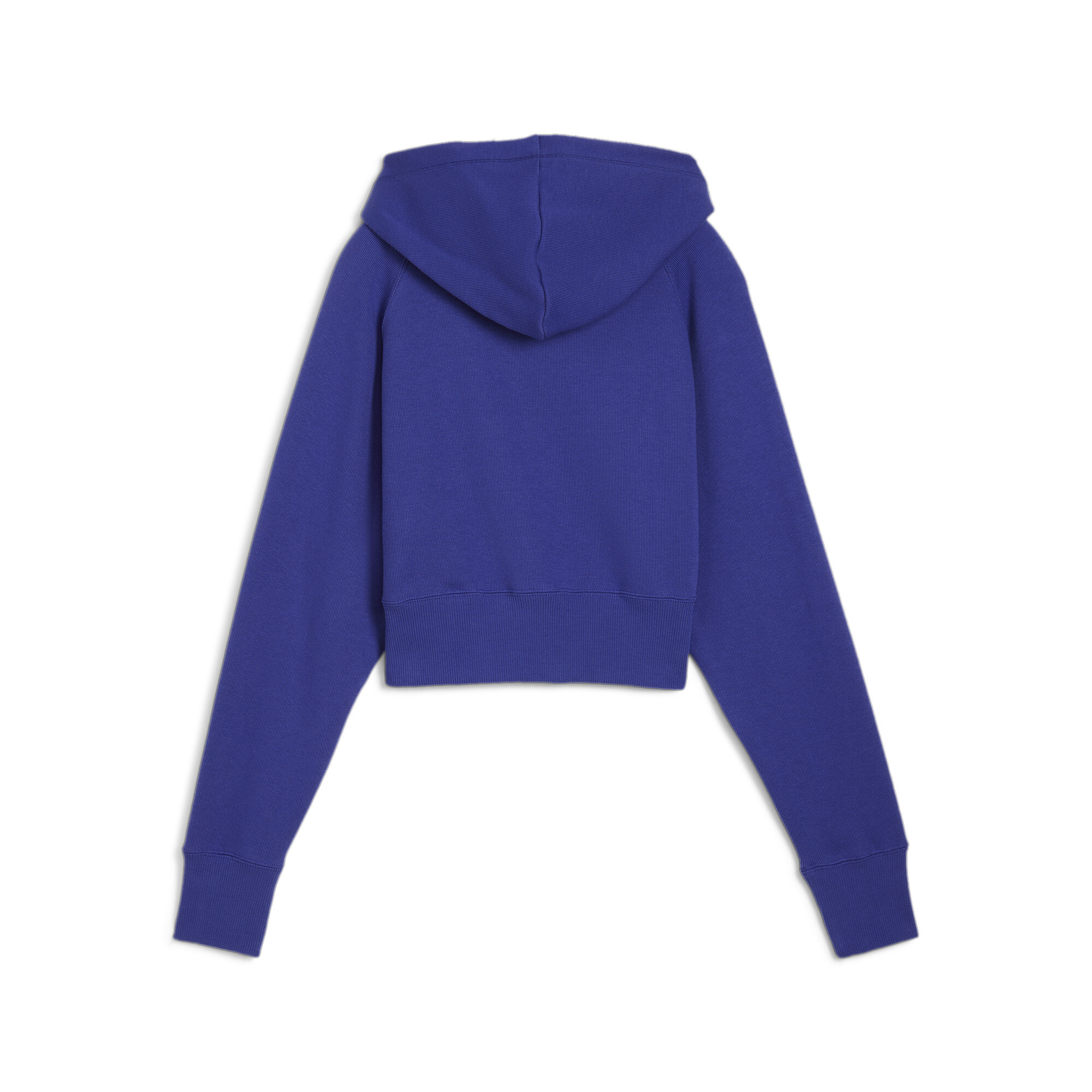 Puma ქალის ჯემპრი CLASSICS+ Relaxed Cropped Hoodie Lapis L