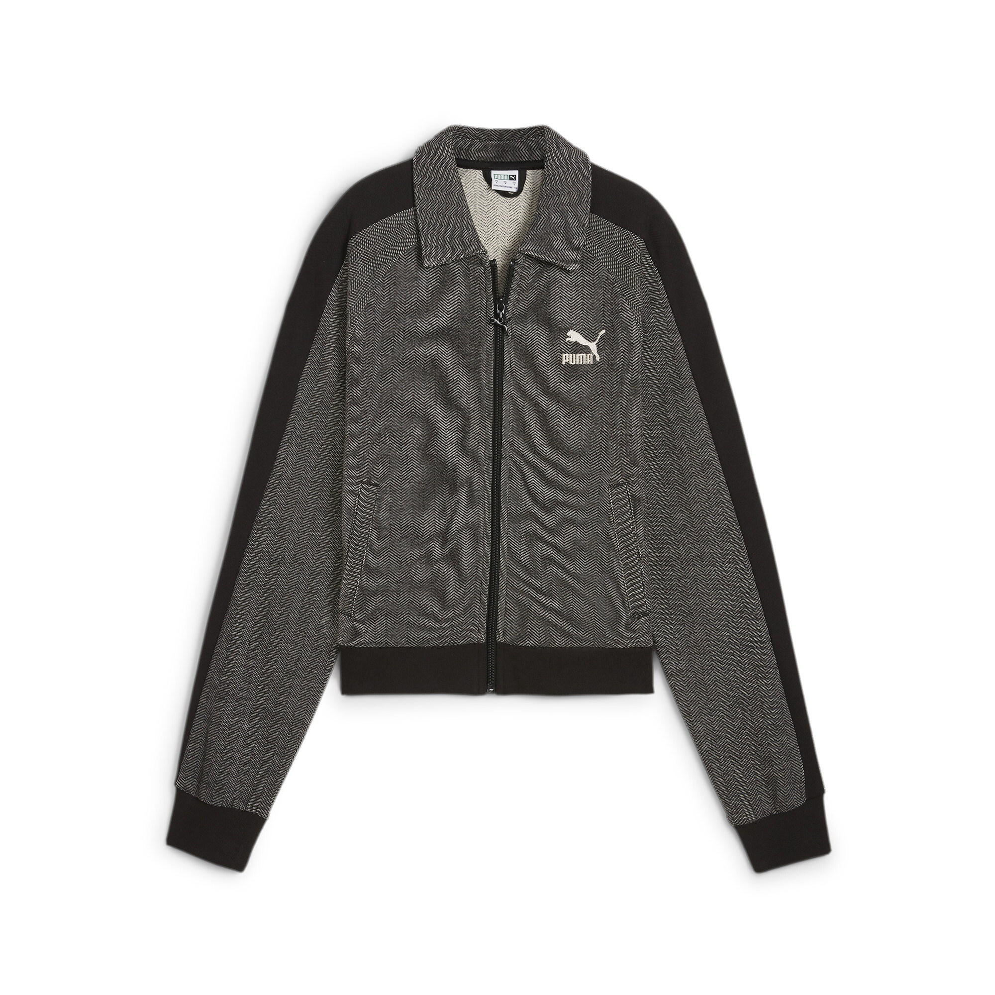 Puma ქალის ჯემპრი T7 Track Jacket PUMA Black-Alpine Snow