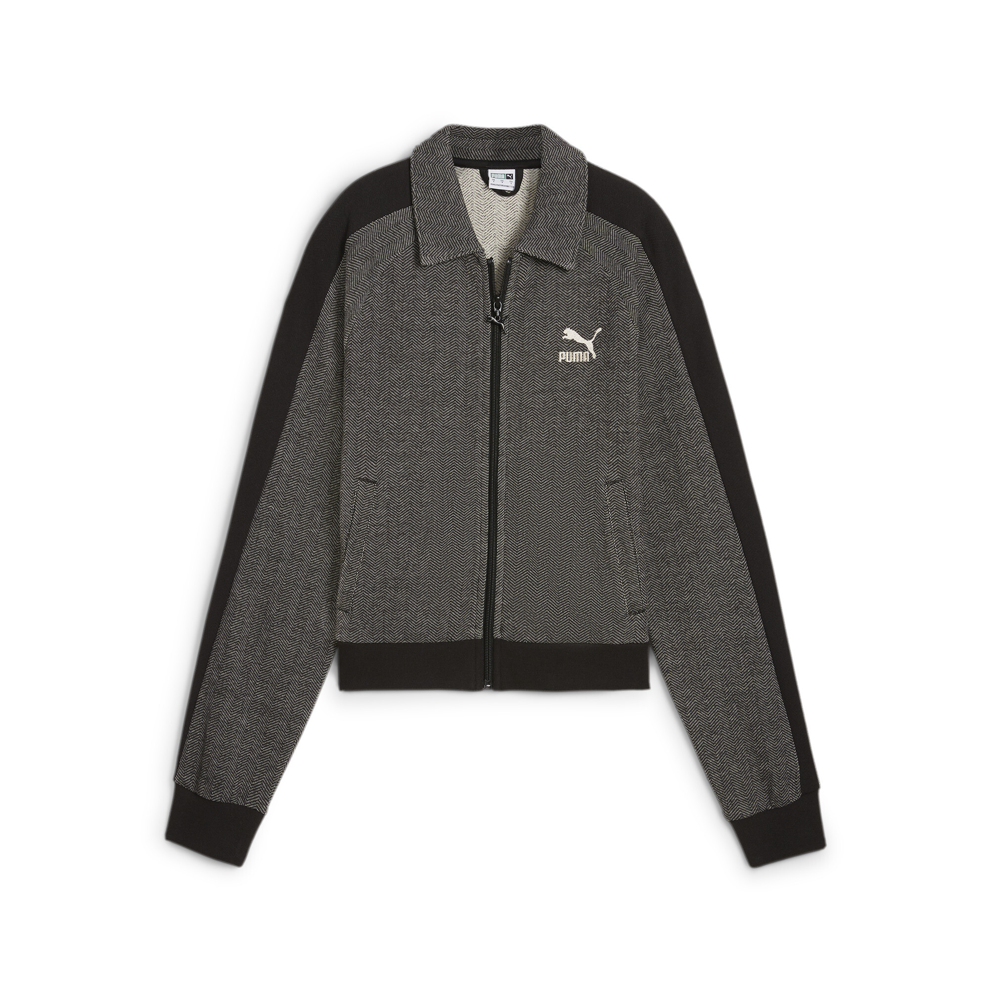 Puma ქალის ჯემპრი T7 Track Jacket PUMA Black-Alpine Snow