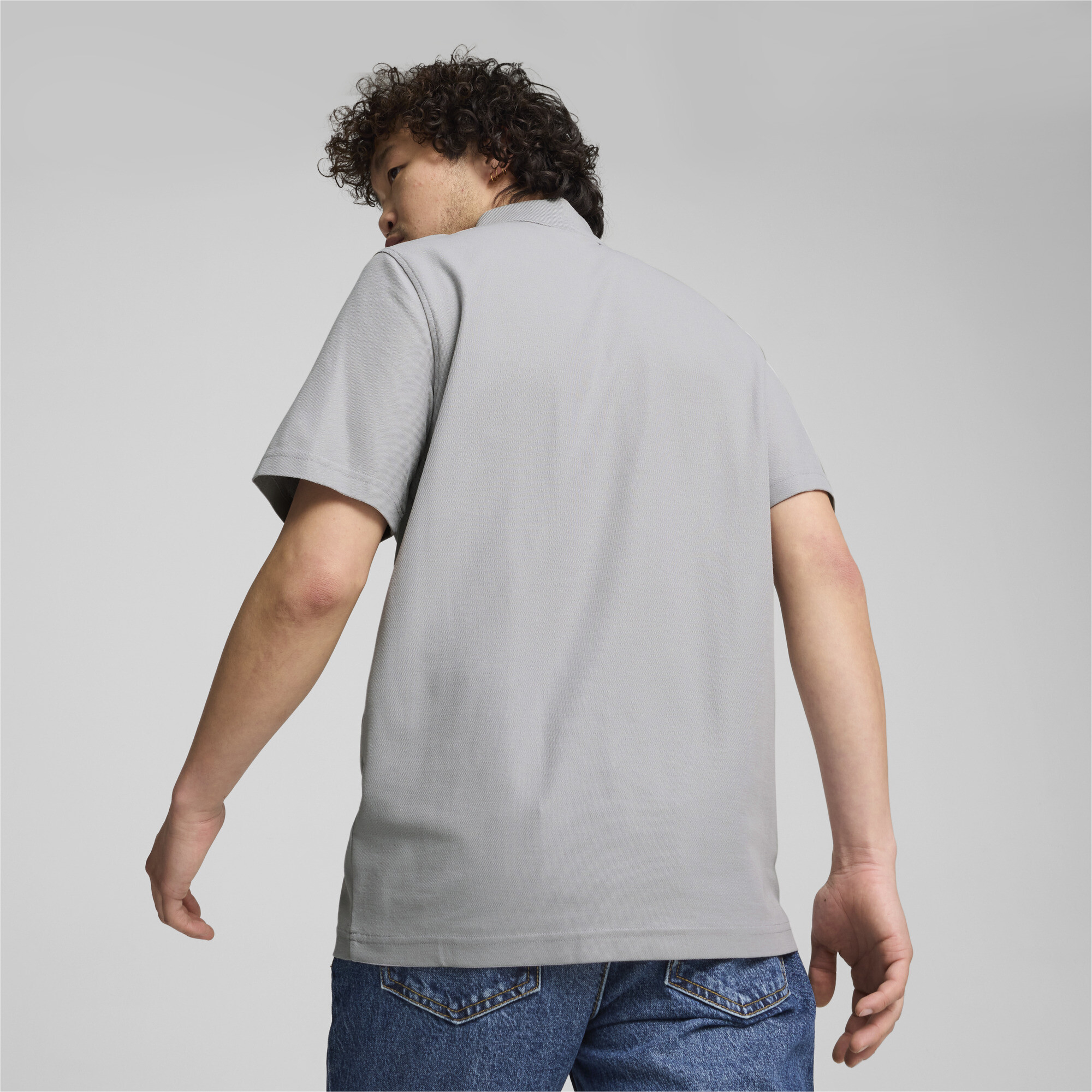 Puma პოლო მაისური MAPF1 Polo Team Silver