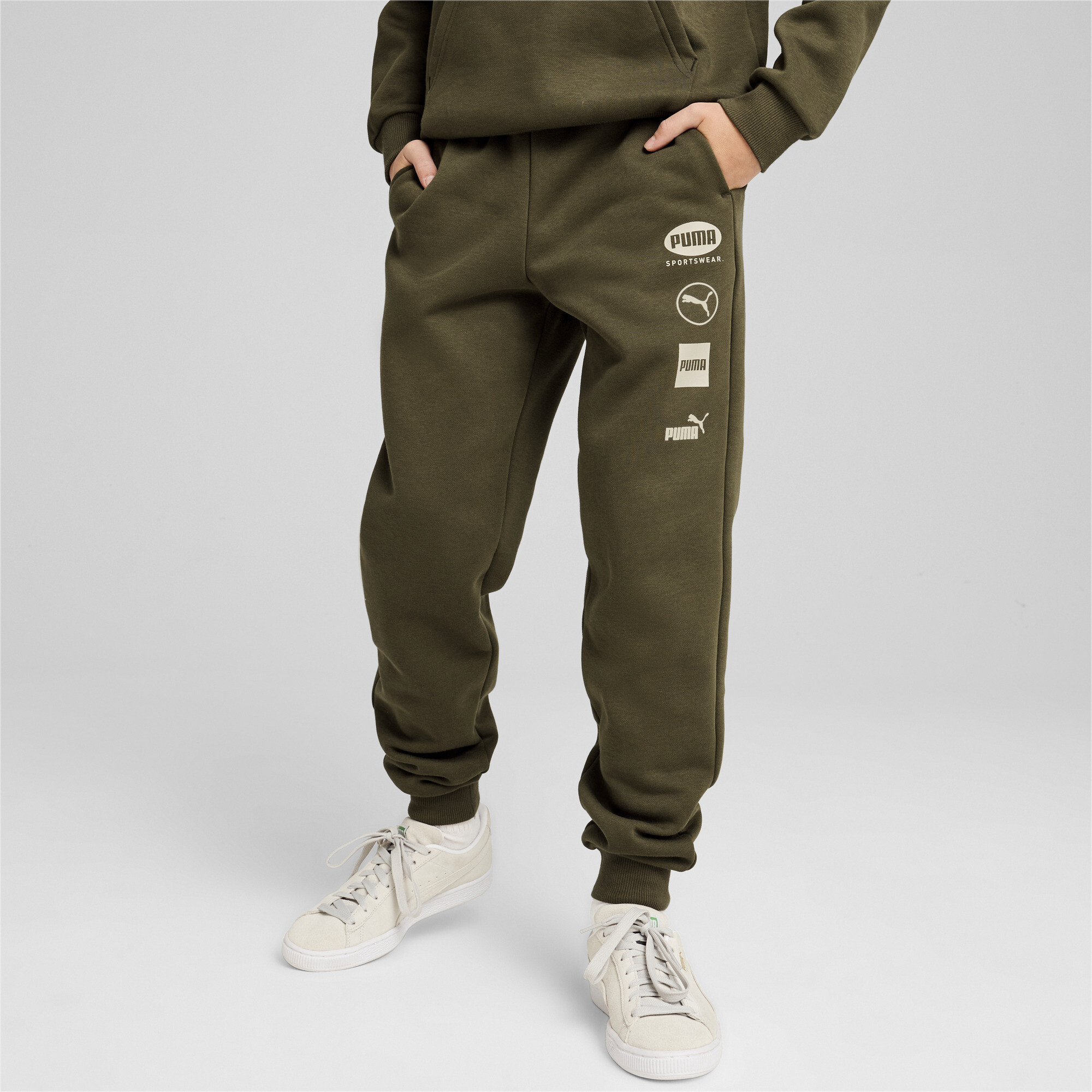 Puma ქალის შარვალი PUMA POWER Graphic Sweatpants FL cl B Da