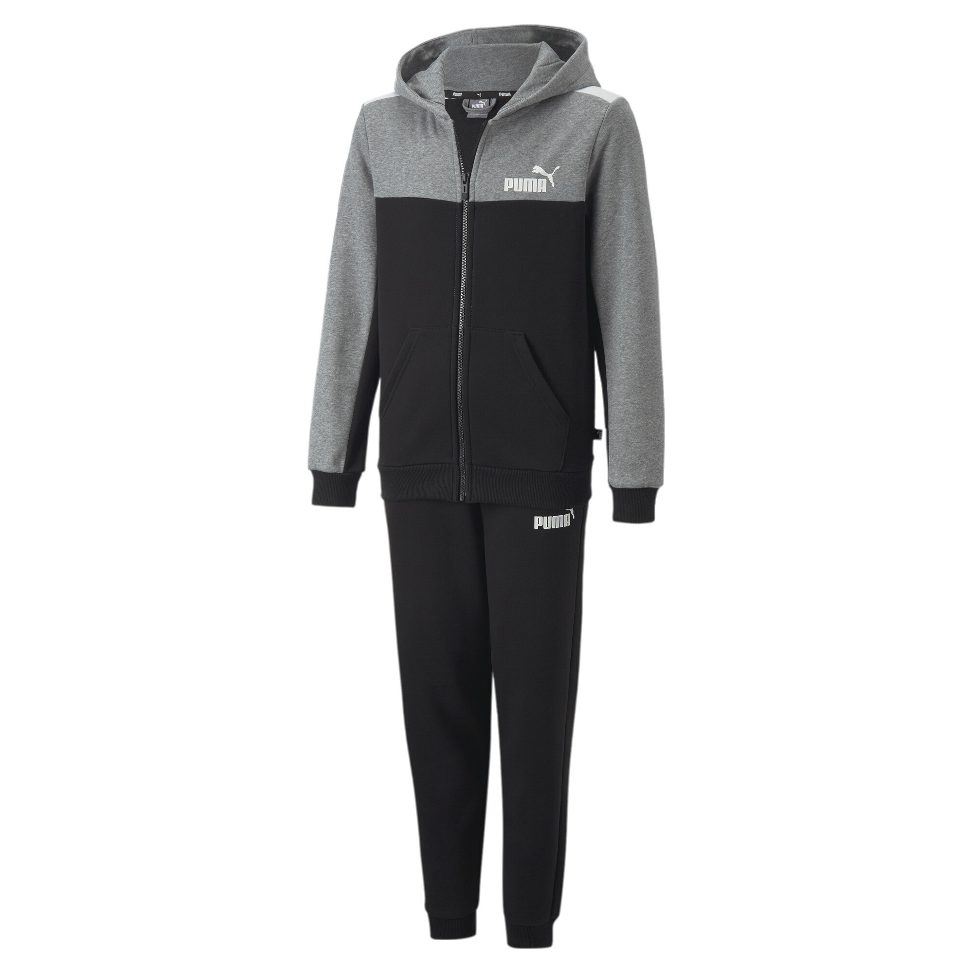Puma ბავშვის სპორტული ESS+ Block Hooded Suit FL B