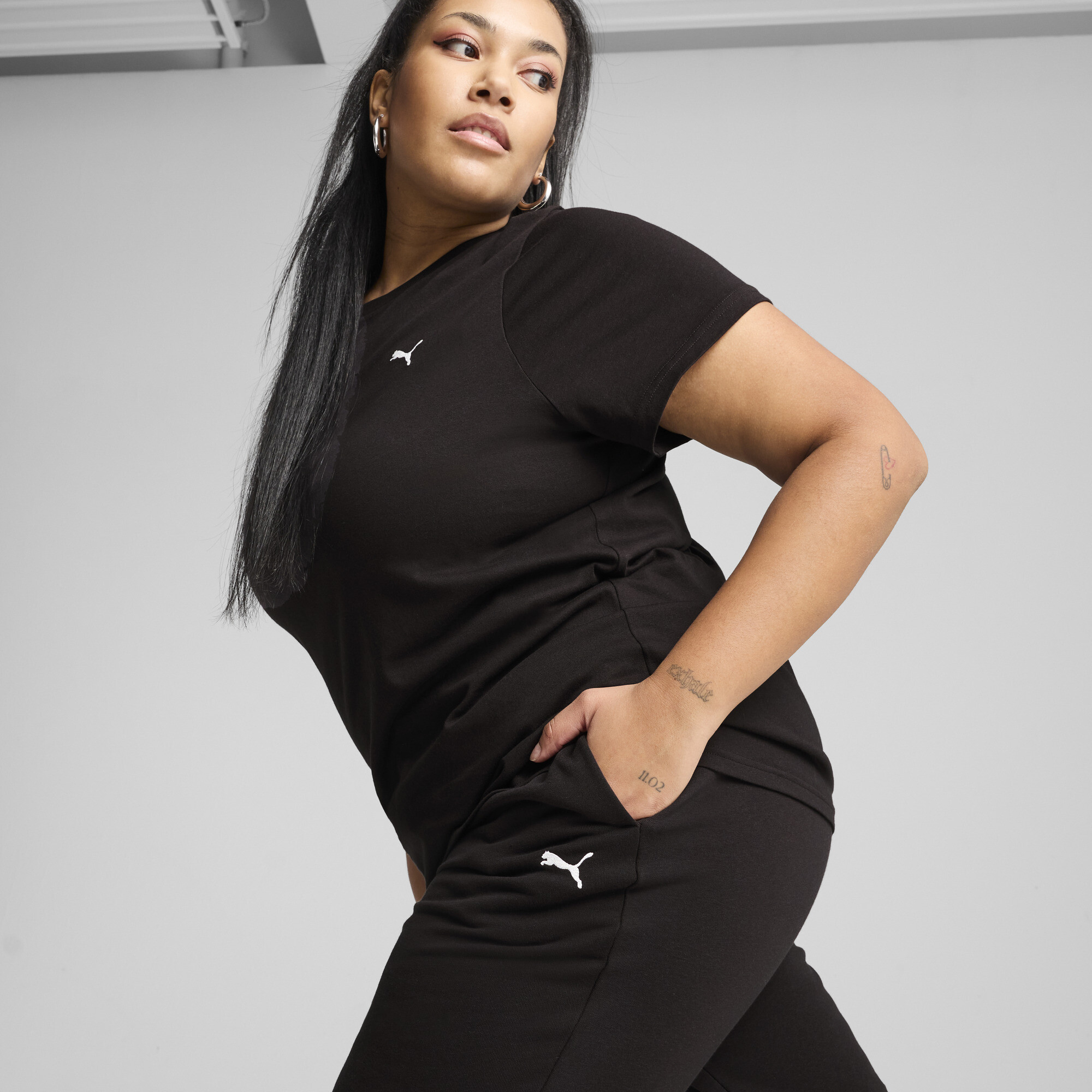 Puma ქალის შარვალი ESS Puma Logo Sweatpants TR cl