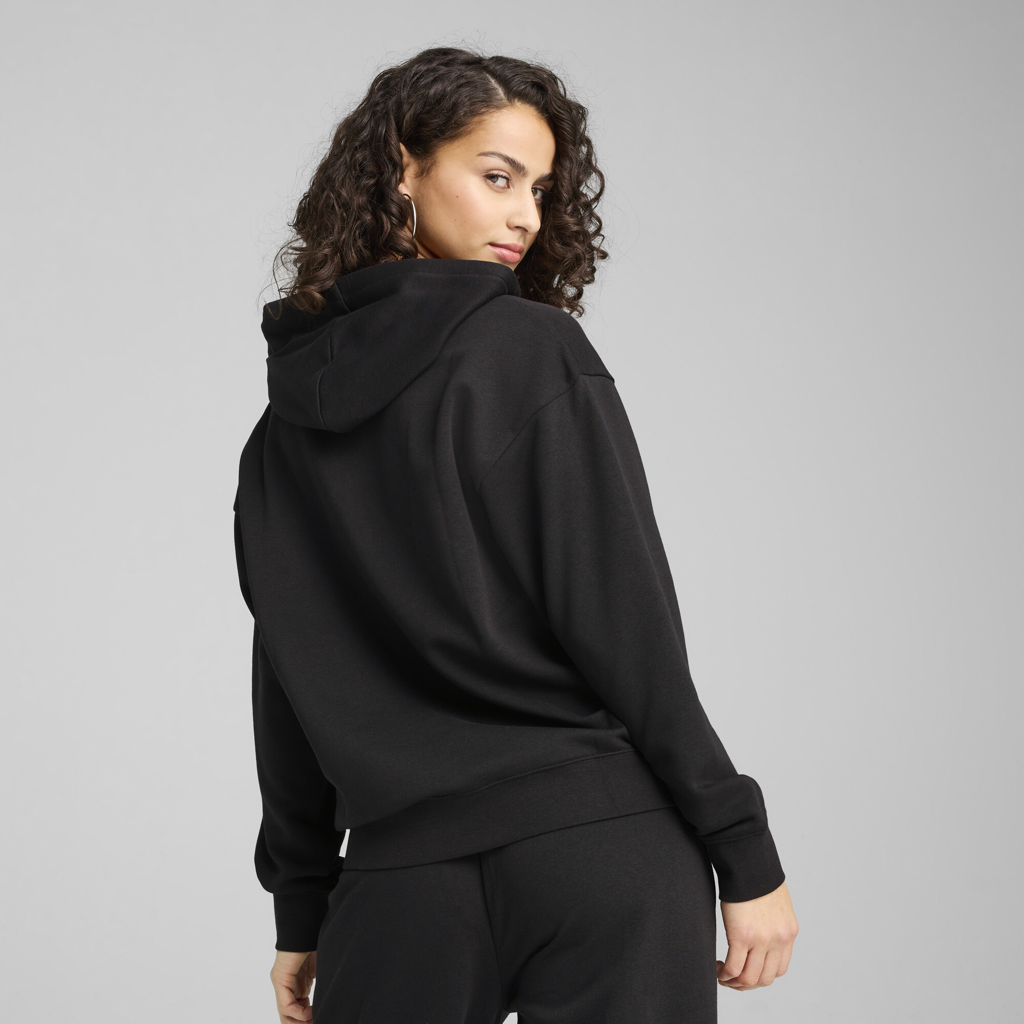 Puma ქალის ჯემპრი ESS SCRIPT Hoodie TR