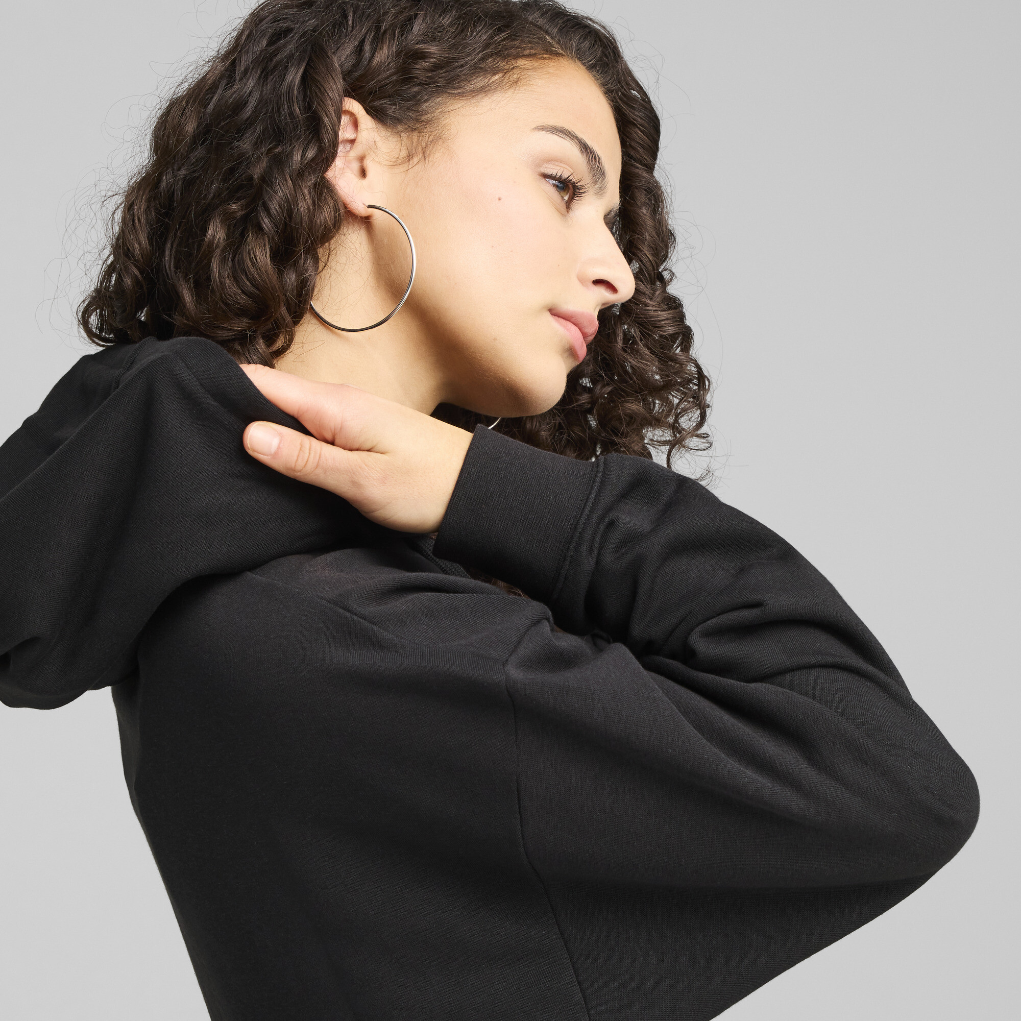 Puma ქალის ჯემპრი ESS SCRIPT Hoodie TR