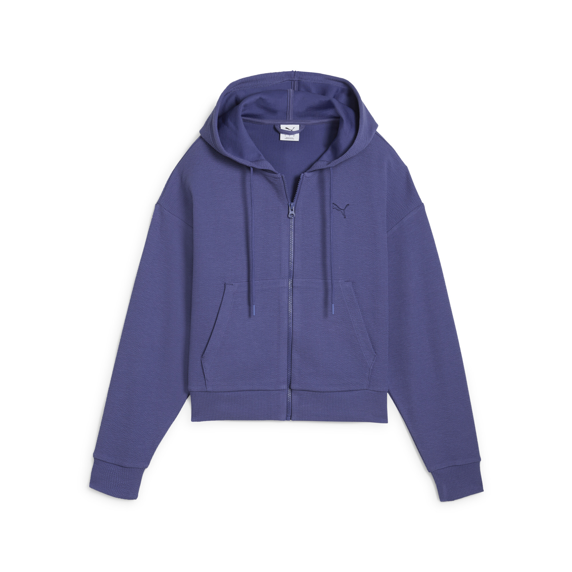 Puma ქალის ჯემპრი HER Crop Full-Zip Hoodie