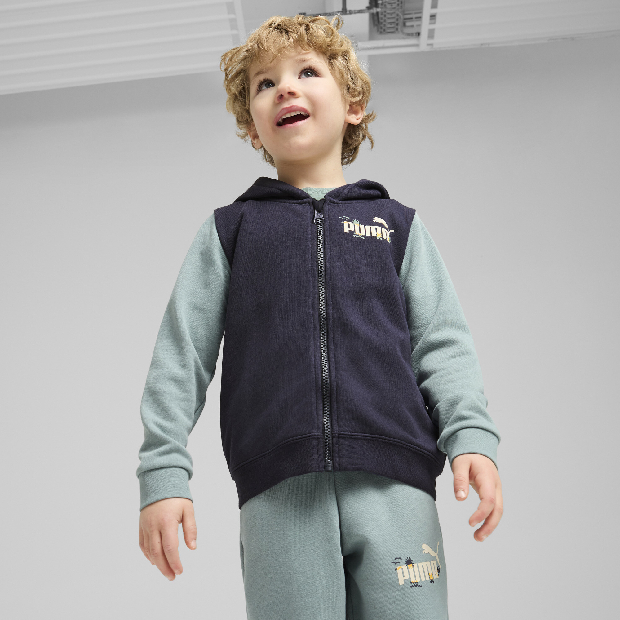 Puma ბავშვის ჯემპრი SANDY ADVENTURES Hoodie Full-Zip TR PS