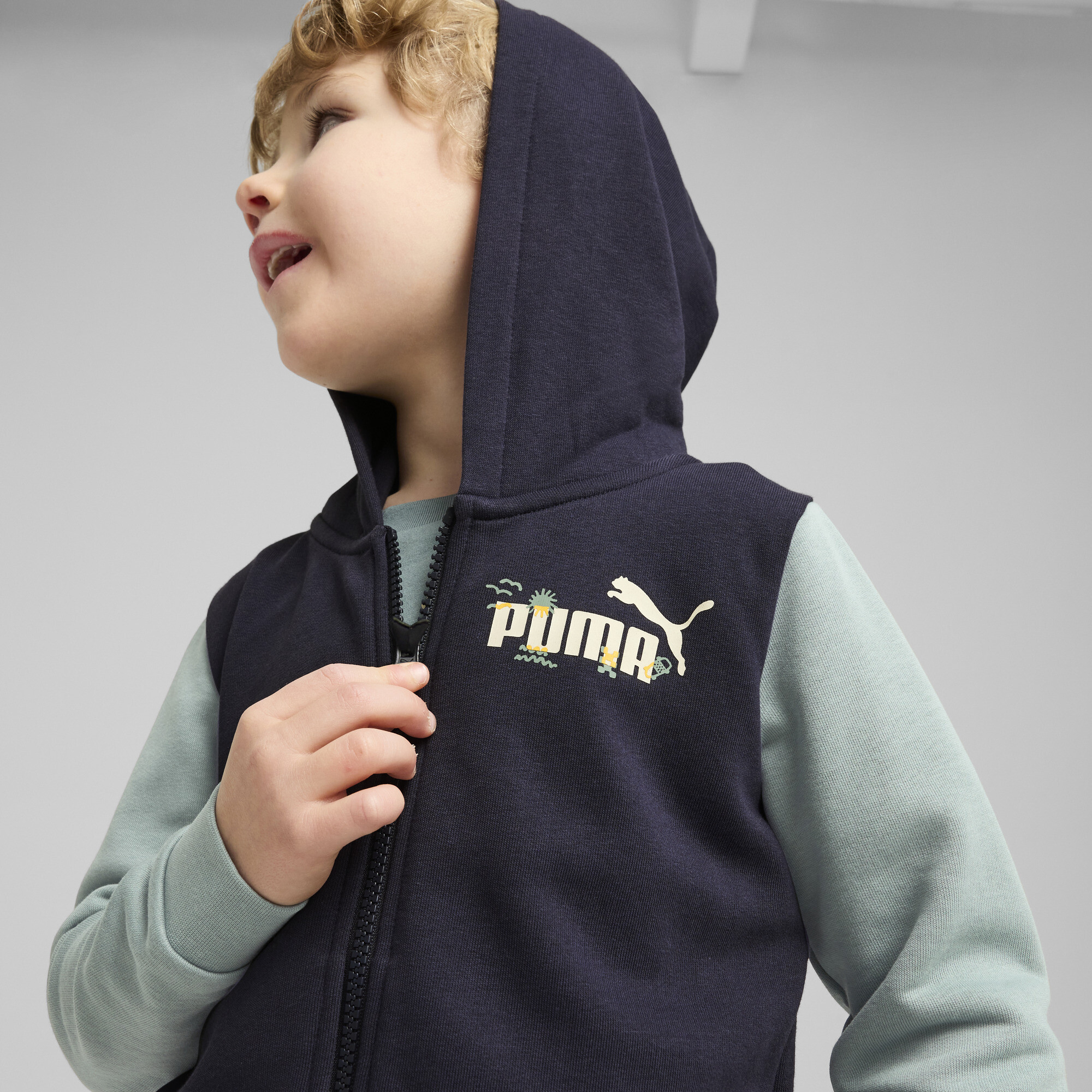 Puma ბავშვის ჯემპრი SANDY ADVENTURES Hoodie Full-Zip TR PS
