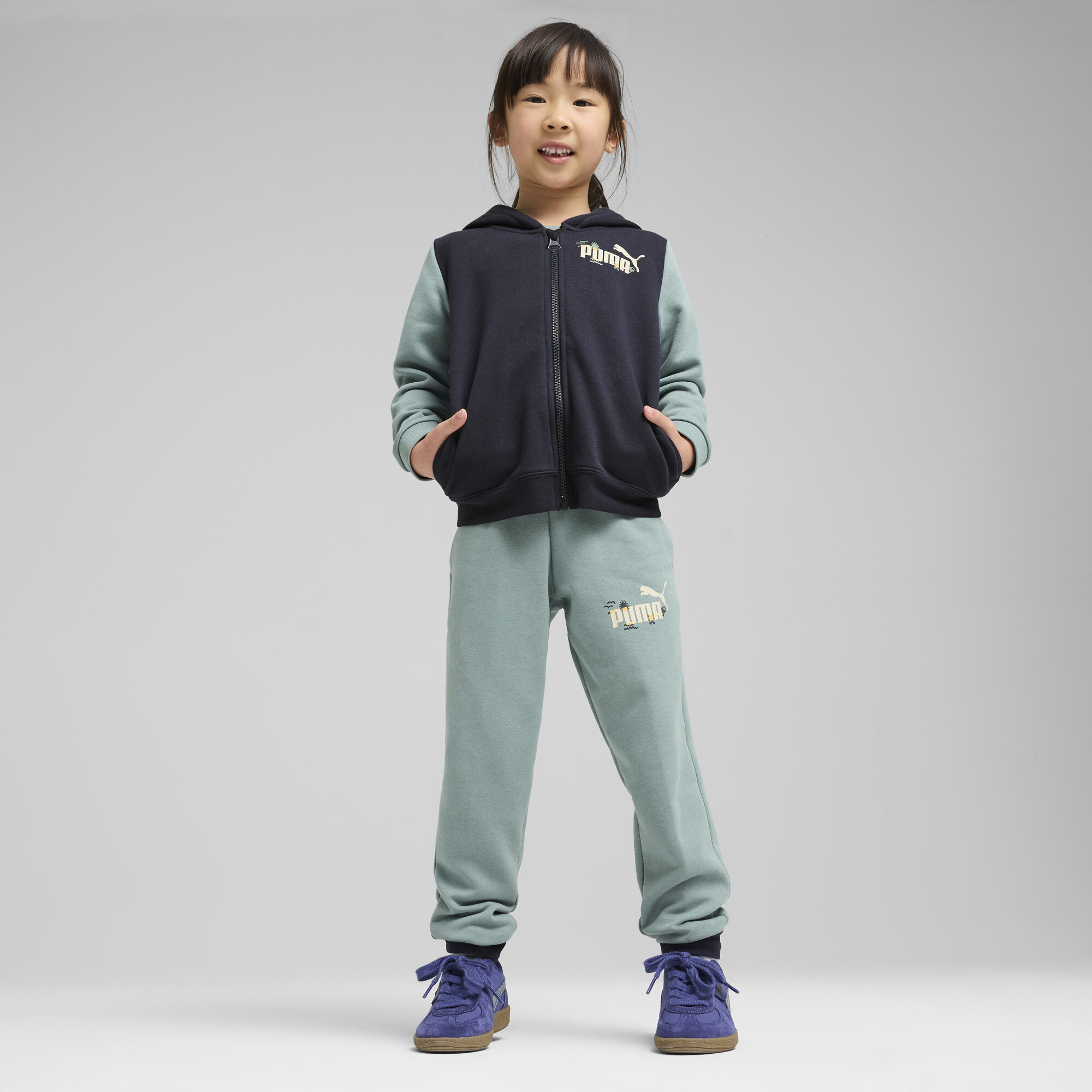 Puma ბავშვის ჯემპრი SANDY ADVENTURES Hoodie Full-Zip TR PS