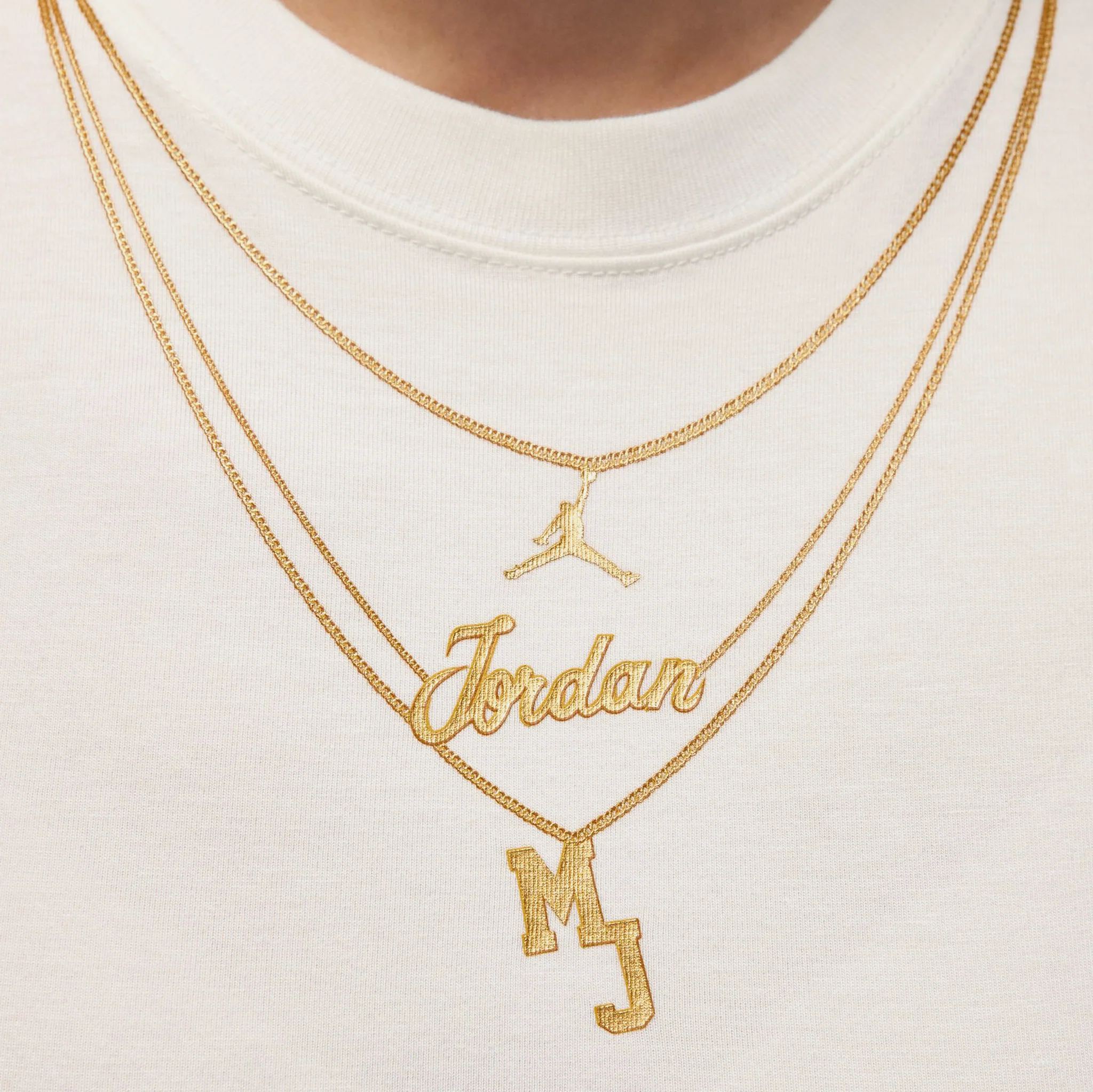 Nike ქალის მაისური W J FLT SS TMID GFX TEE CHN