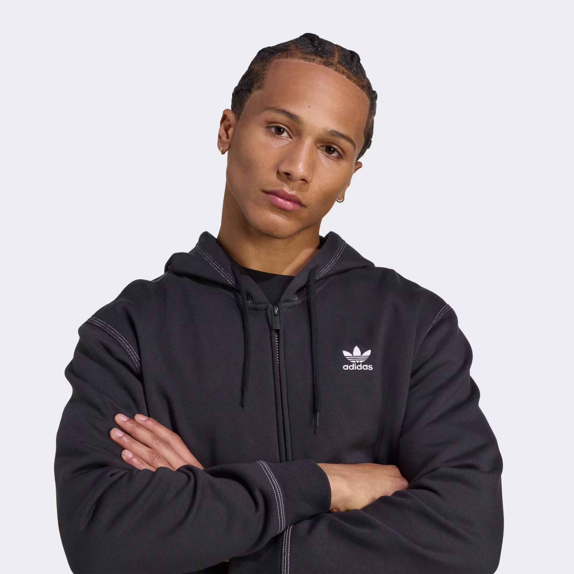 Adidas მამაკაცის ჯემპრი ESSENTIALS FZHD