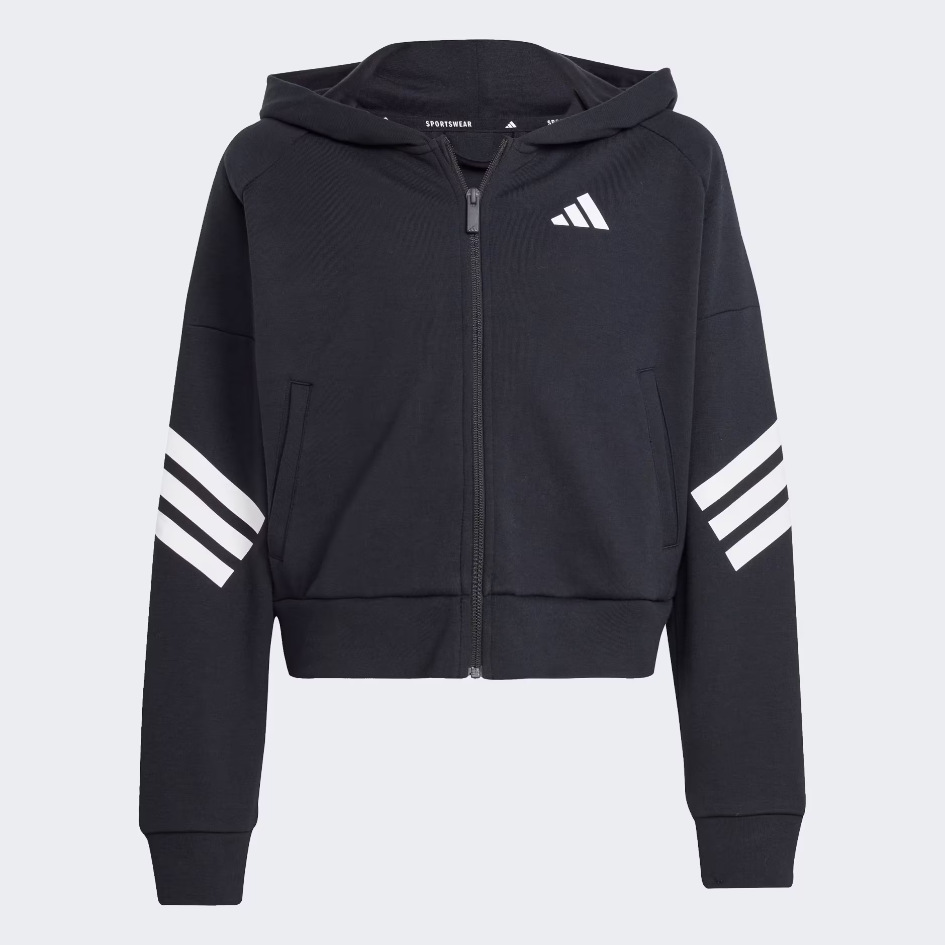 Adidas ბავშვის ჯემპრი JG FI 3S FZ