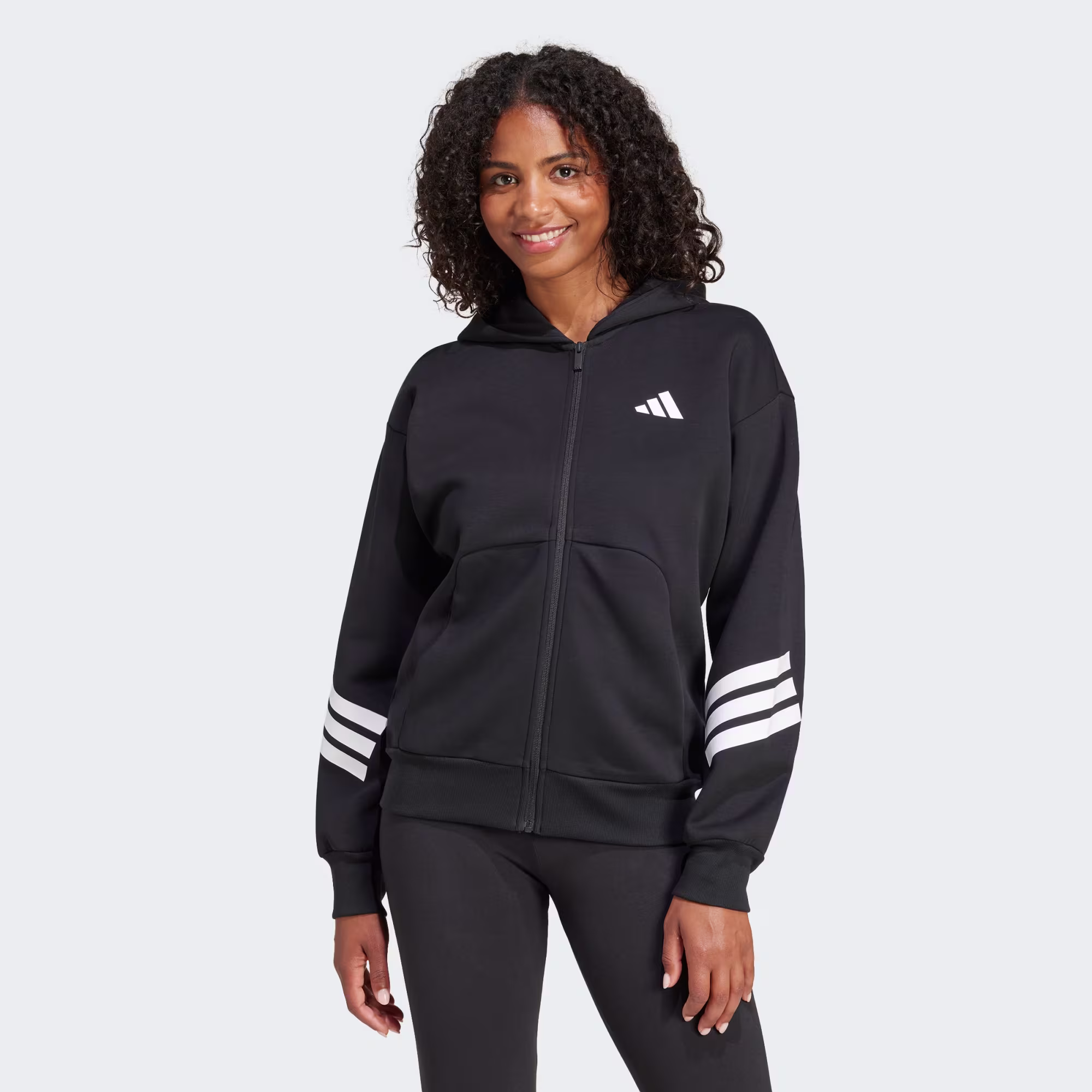 Adidas ქალის ჯემპრი W FI 3S FZ HD