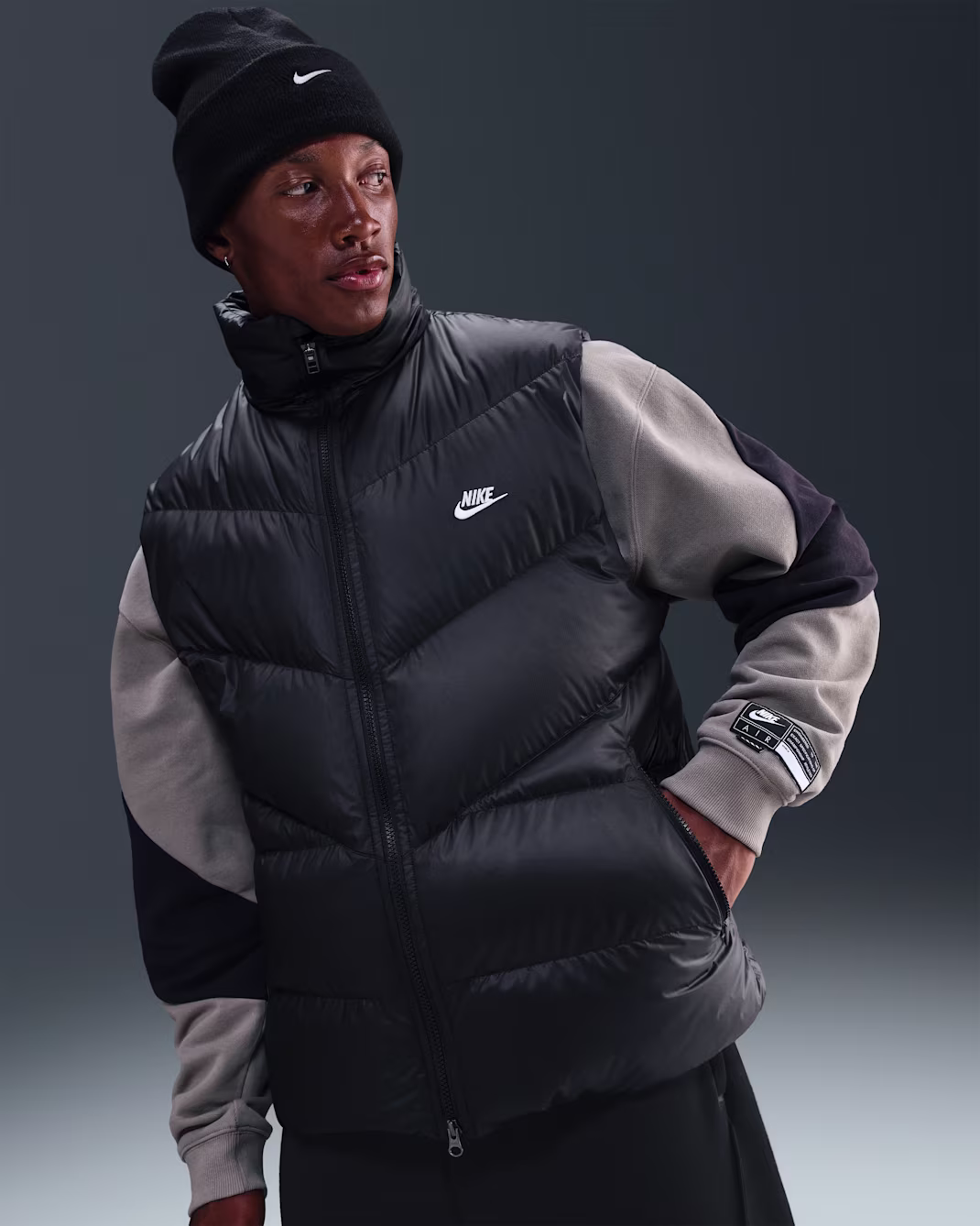 Nike მამაკაცის ქურთუკი M NK WINDRUNNER STMNT VEST DWN