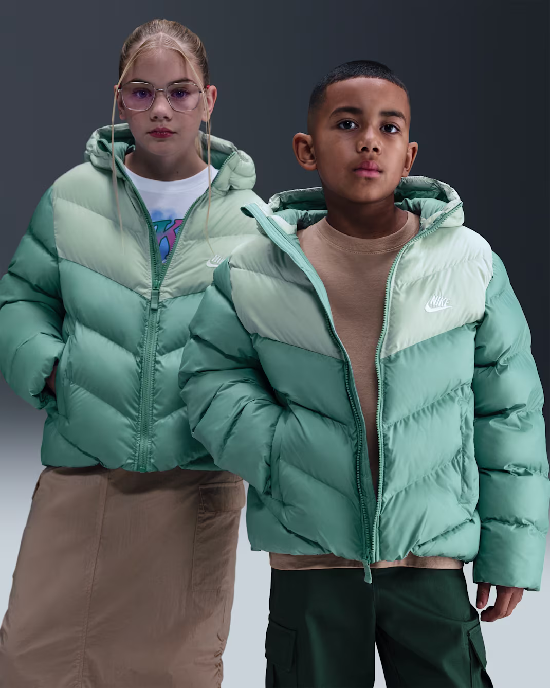 Nike ბავშვის ჯემპრი K NSW TF ADP PUFFER COLORBLOCK