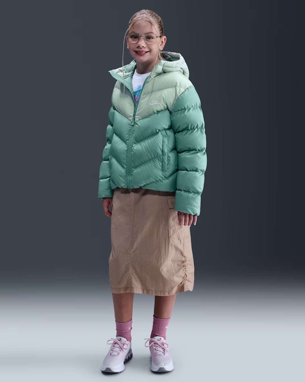 Nike ბავშვის ჯემპრი K NSW TF ADP PUFFER COLORBLOCK