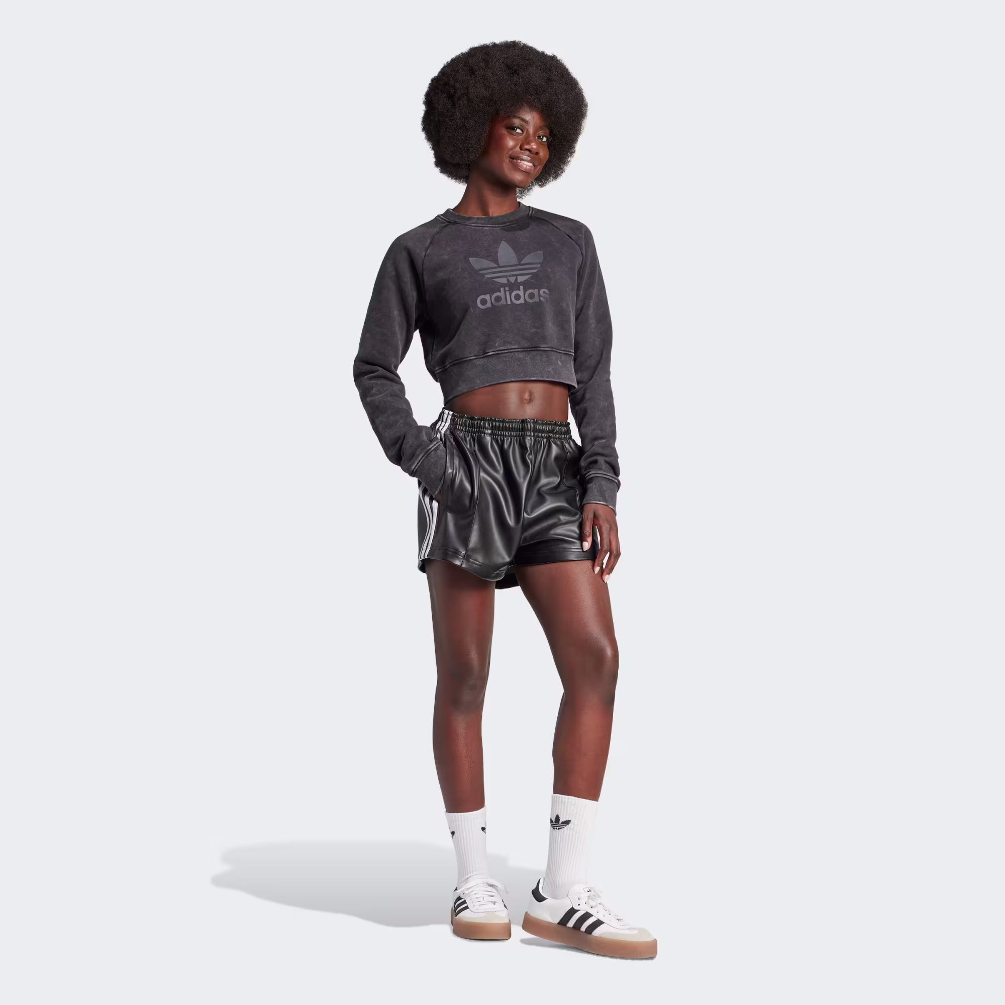 Adidas ქალის ჯემპრი WASH SWEATSHIRT