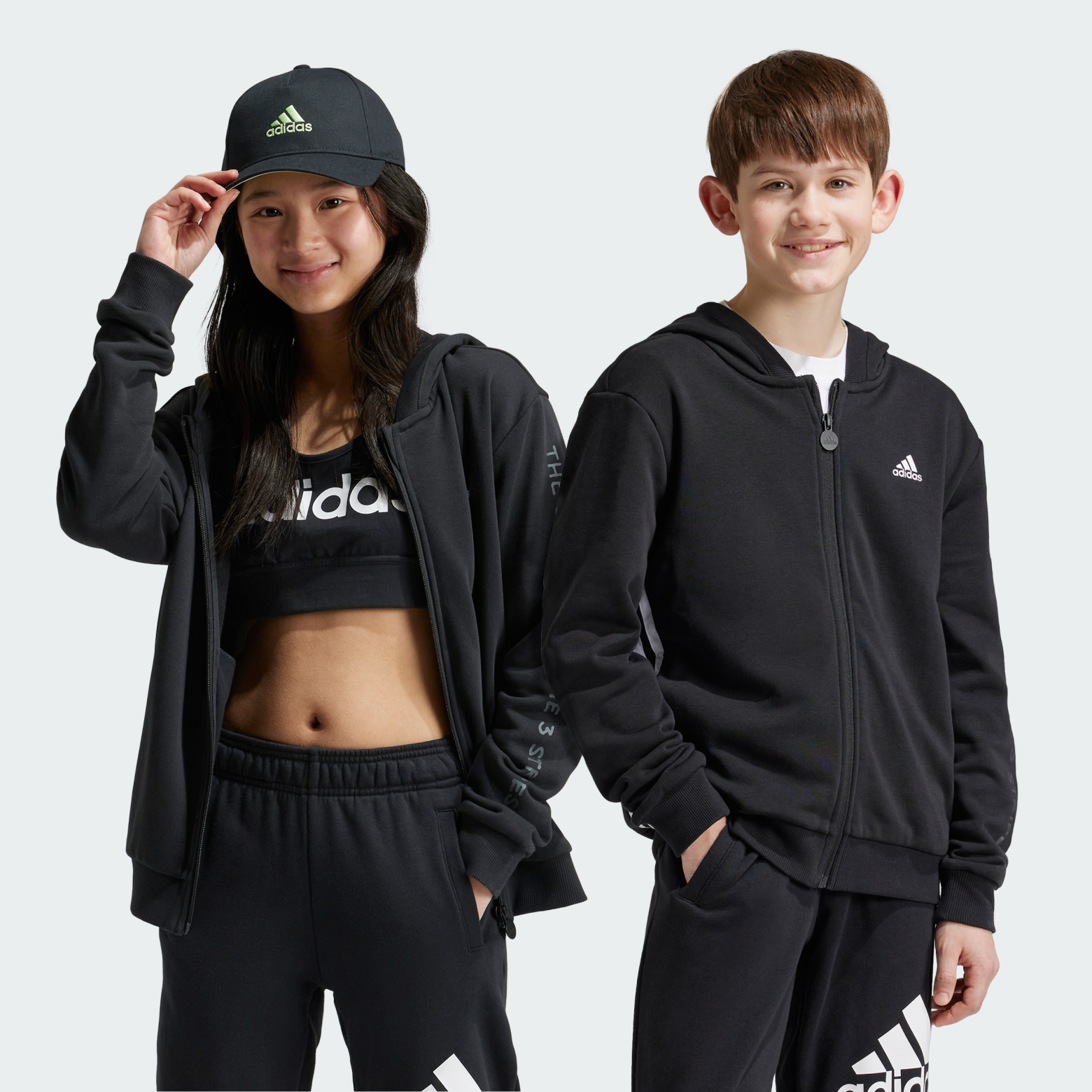 Adidas ბავშვის ჯემპრი J JAM FZ HD