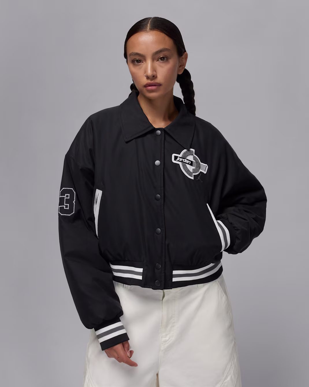 Nike ქალის ქურთუკი W J BRK VARSITY JKT FILL
