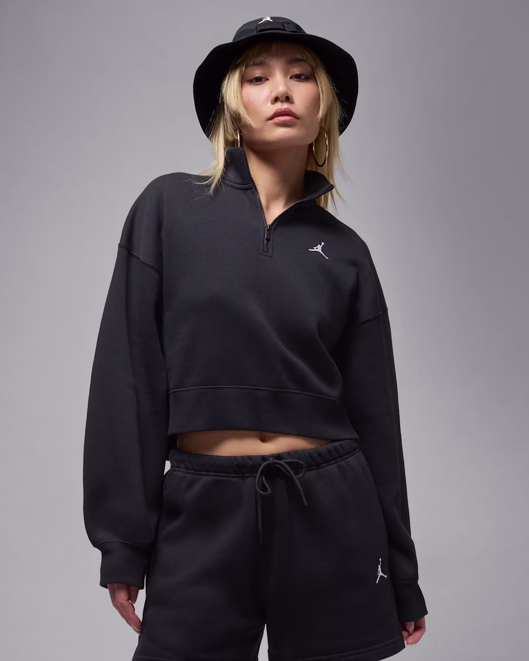 Nike ქალის ჯემპრი W J BRK FLC QZ TOP