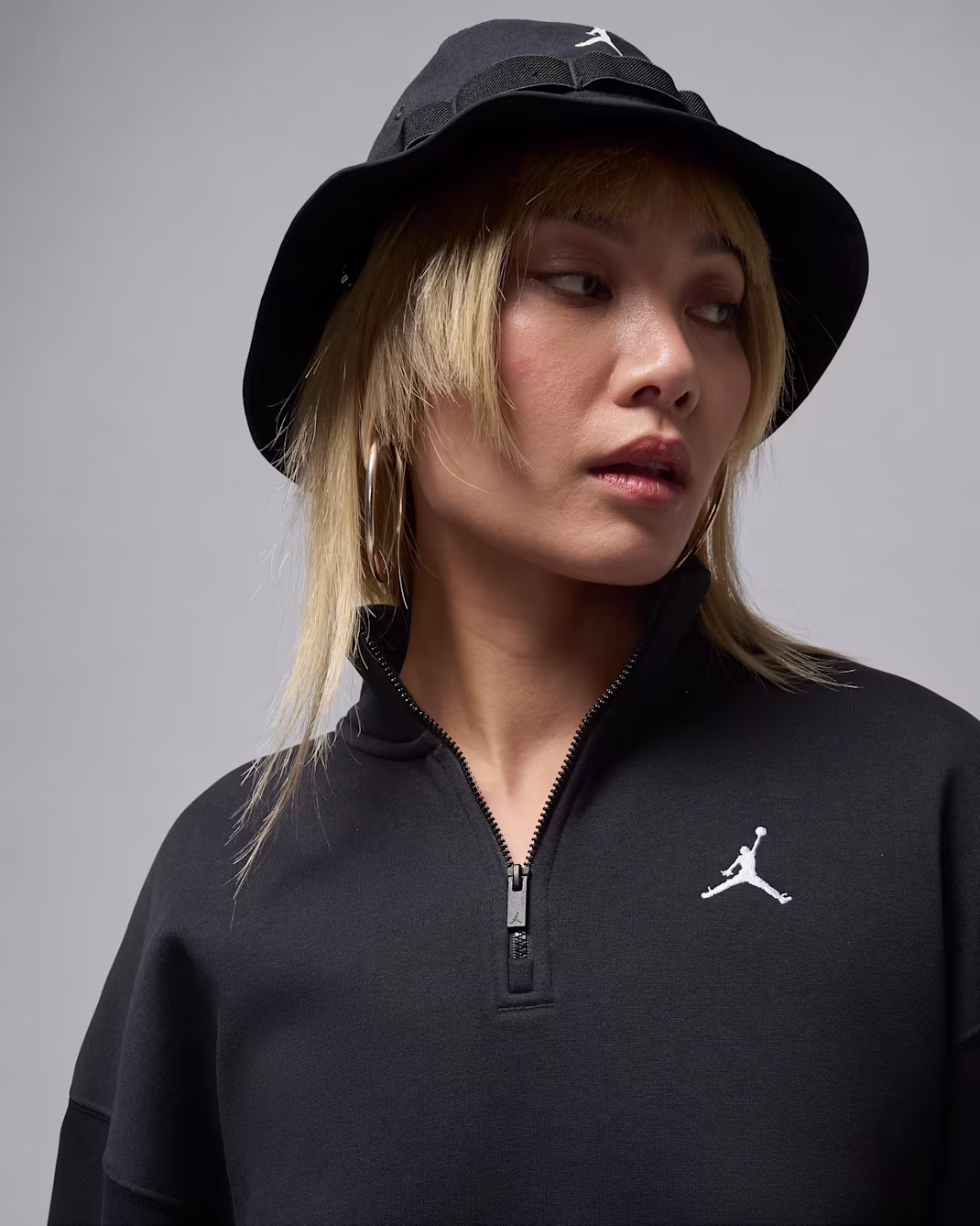 Nike ქალის ჯემპრი W J BRK FLC QZ TOP