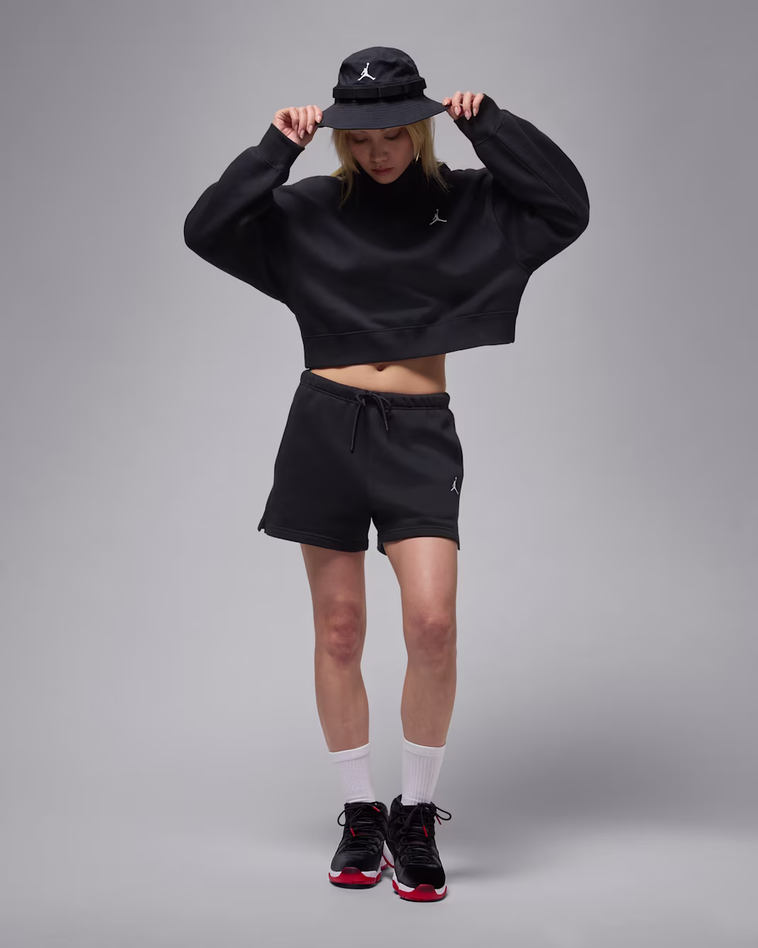 Nike ქალის ჯემპრი W J BRK FLC QZ TOP