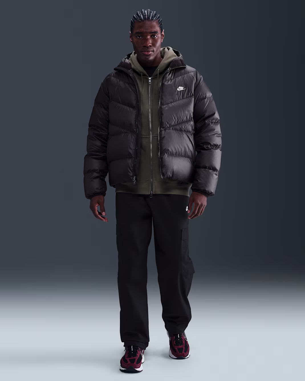 Nike მამაკაცის ქურთუკი M NK WINDRUNNER STMNT DWN JKT