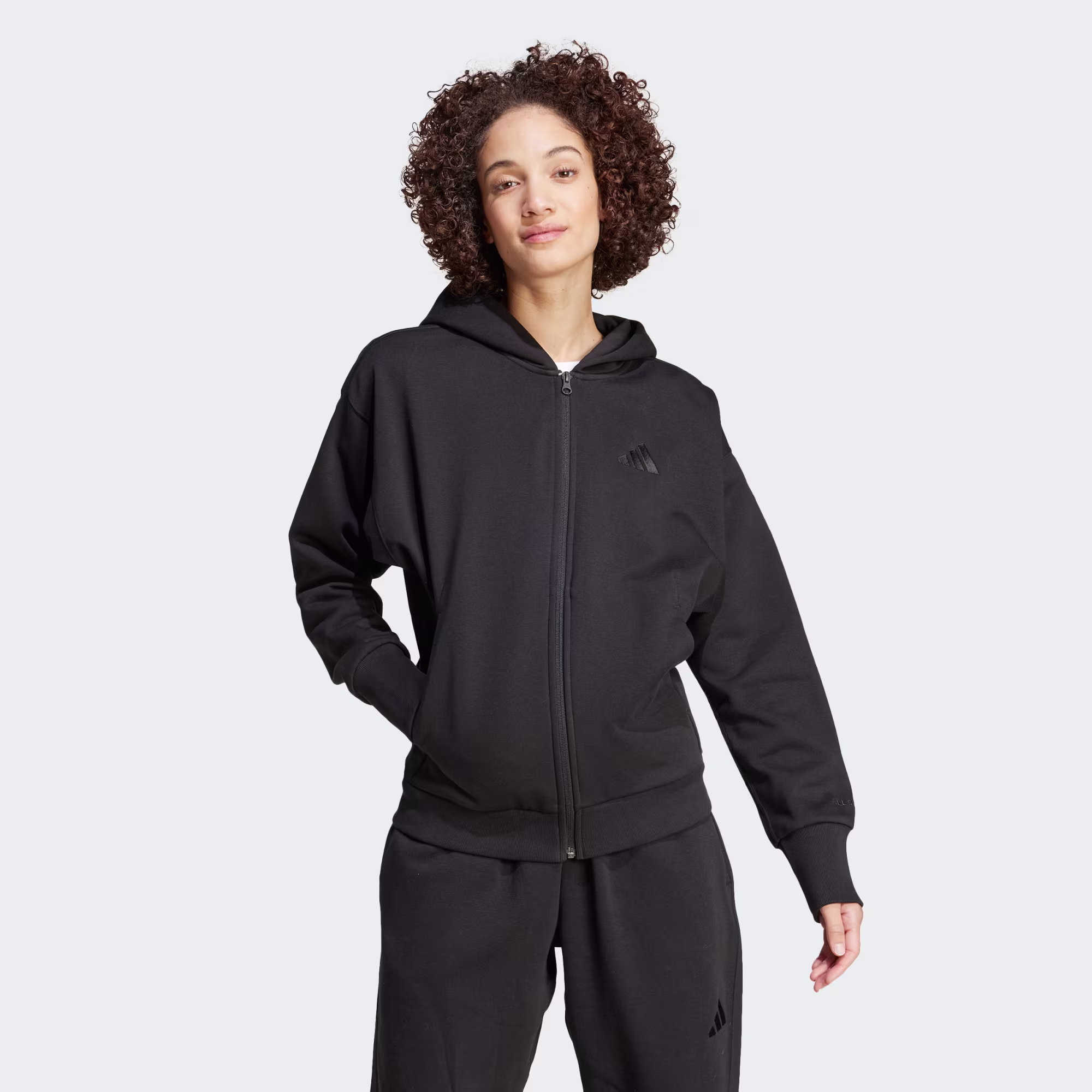Adidas ქალის ჯემპრი W ALL SZN FZ HD