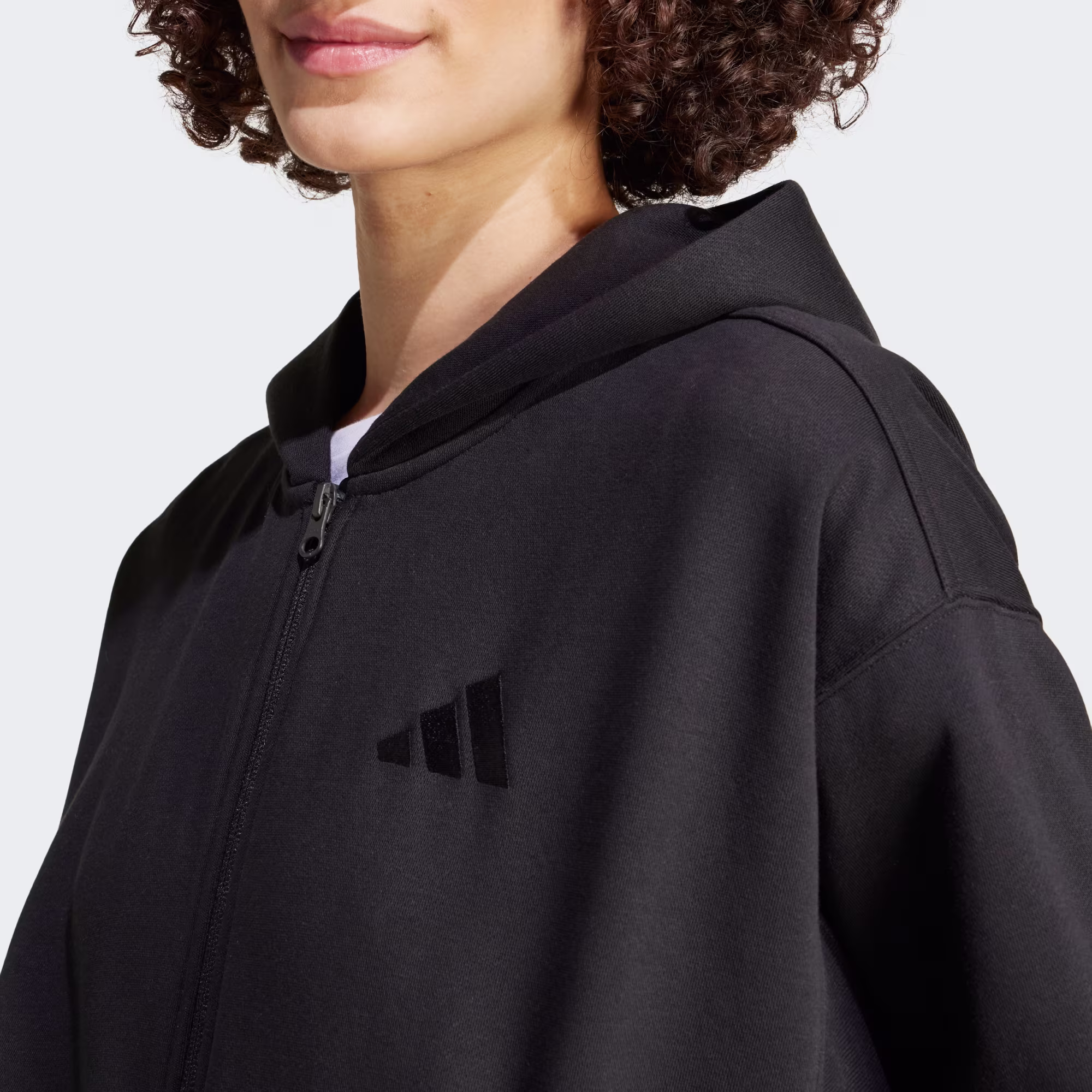 Adidas ქალის ჯემპრი W ALL SZN FZ HD