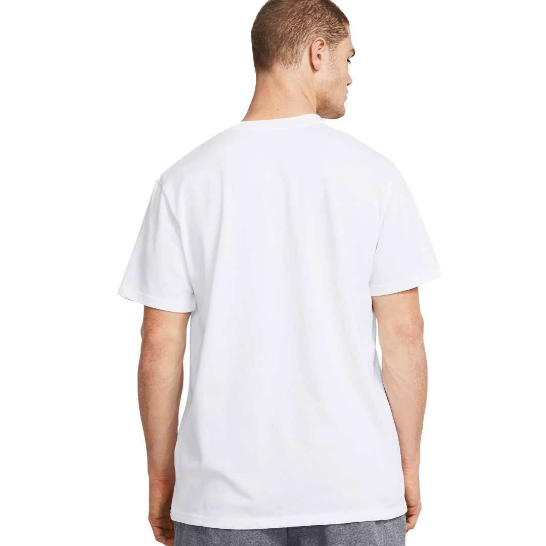 Under Armour მამაკაცის მაისური UA HW ARMOUR LABEL SS-WHT