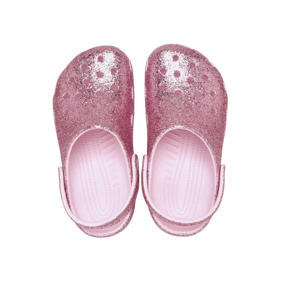 Crocs KIDS' CLASSIC CHUNKY GLITTER CLOG