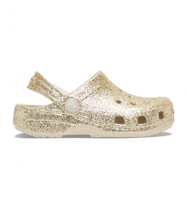 Crocs KIDS' CLASSIC CHUNKY GLITTER CLOG