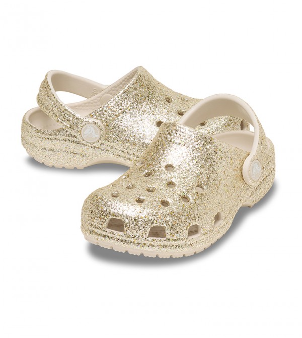 Crocs KIDS' CLASSIC CHUNKY GLITTER CLOG