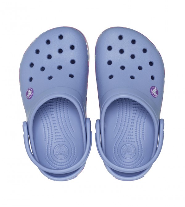 Crocs Kids' Crocband Glow Confetti Band Clog
