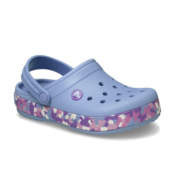 Crocs Kids' Crocband Glow Confetti Band Clog