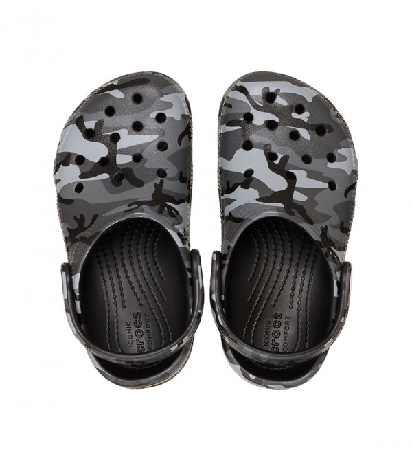 Crocs ბავშვის კლოგი Toddler Classic Camouflage Clog