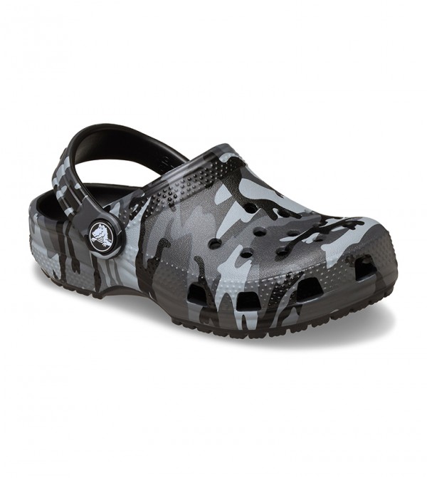 Crocs ბავშვის კლოგი Toddler Classic Camouflage Clog