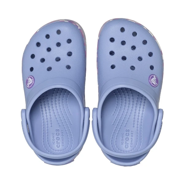 Crocs Toddler Crocband Glow Confetti Band