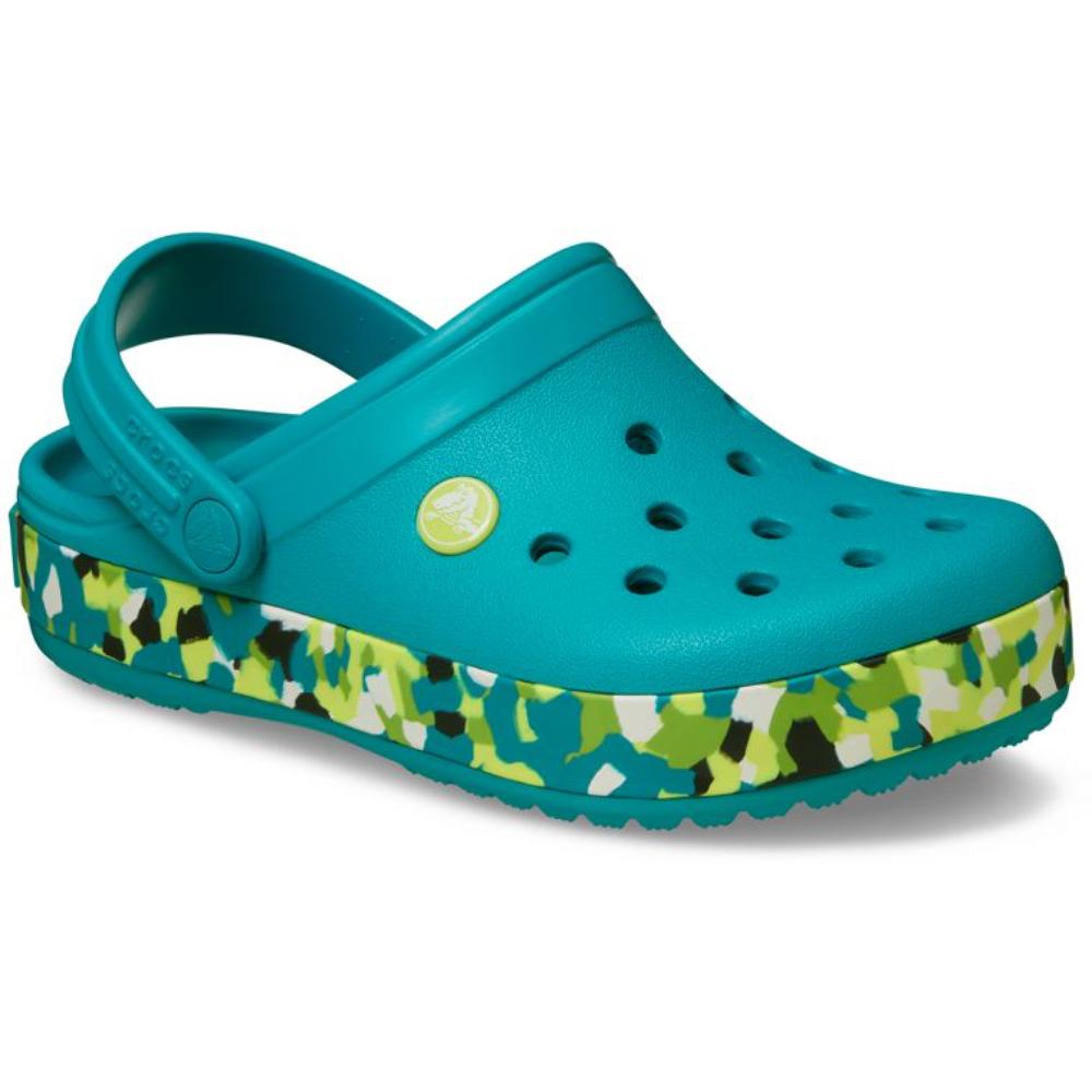 Crocs Kids' Crocband Glow Confetti Band Clog