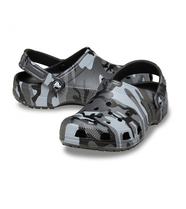 Crocs ბავშვის კლოგი Kids' Classic Camouflage Clog