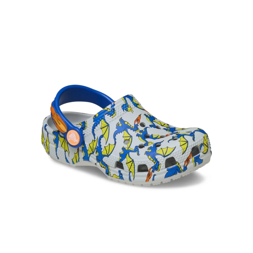 Crocs Toddler Classic Dragon Graphic