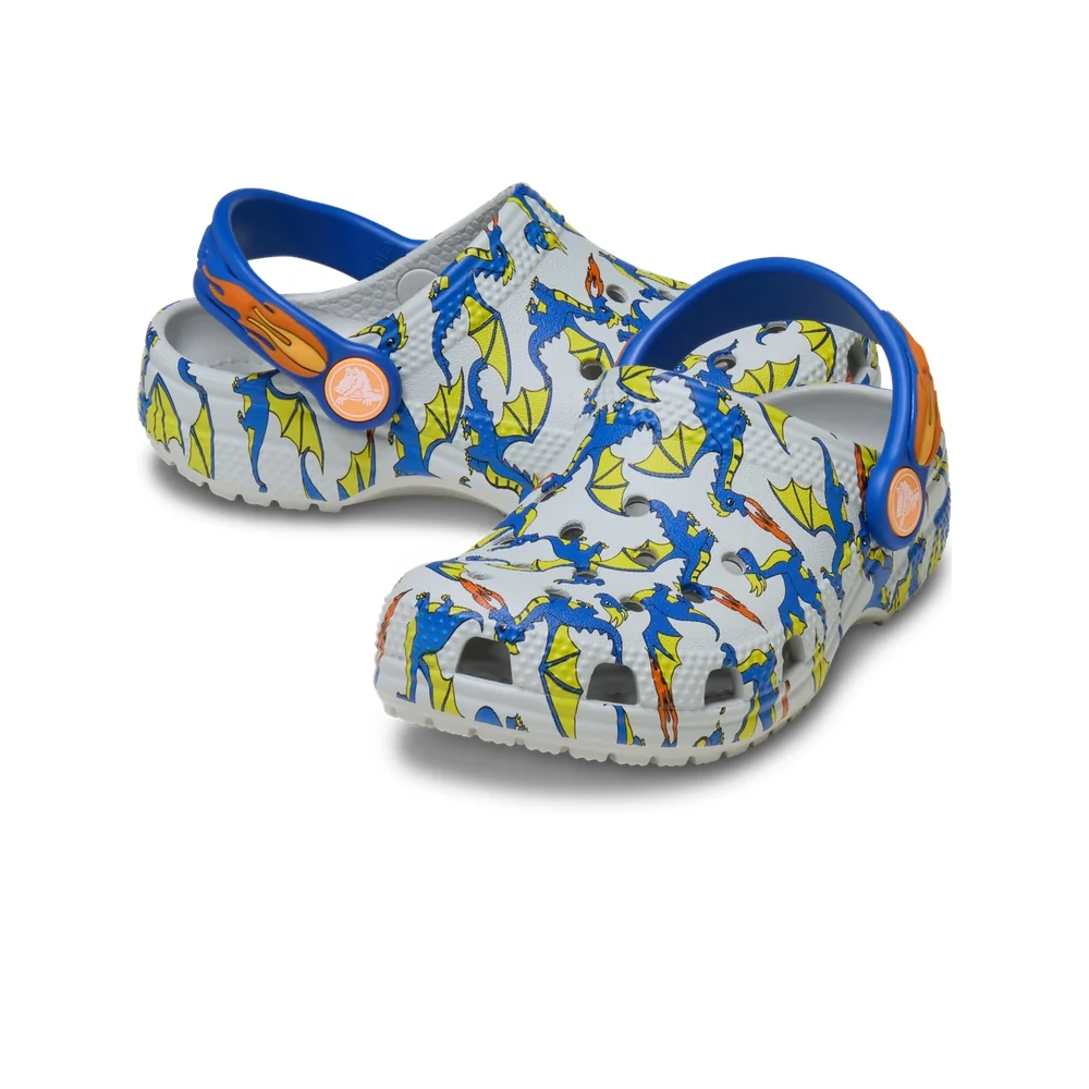 Crocs Toddler Classic Dragon Graphic