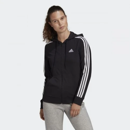 Adidas ქალის ჯემპრი W 3S SJ FZ HD