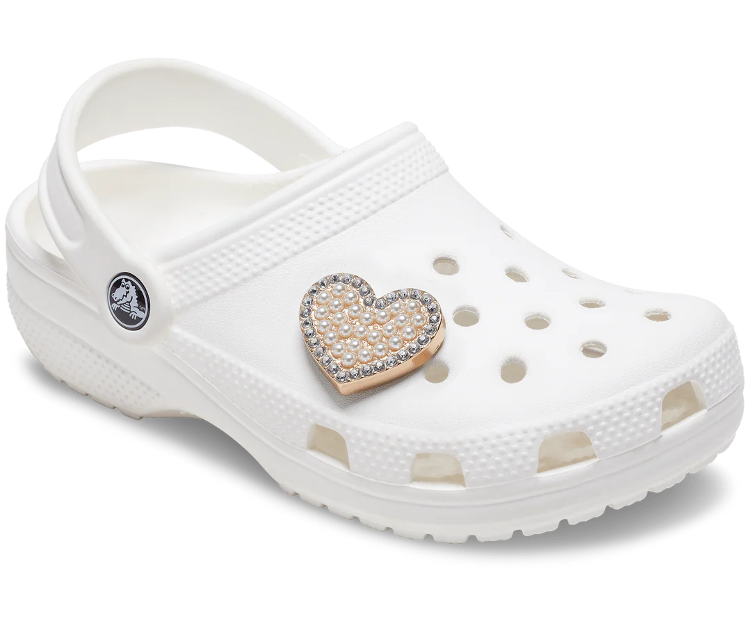 Crocs Pearl Cluster Heart