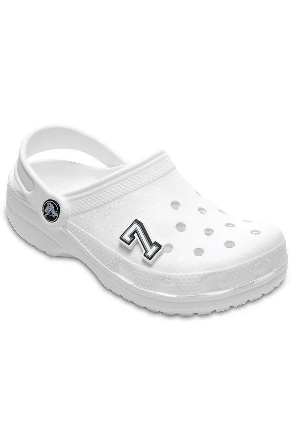 Crocs Jibbitz B&W Number 7